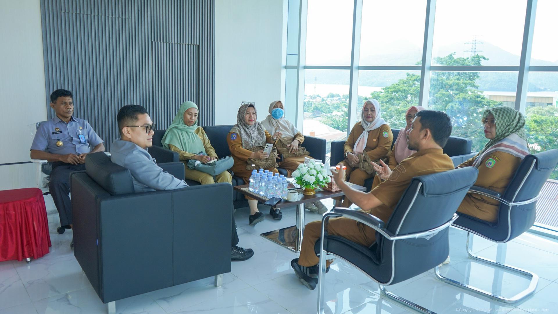 Kemenkum Malut Jajaki Kerja Sama dengan Pemprov Malut Dorong Pelindungan Merek IKM dan UMKM