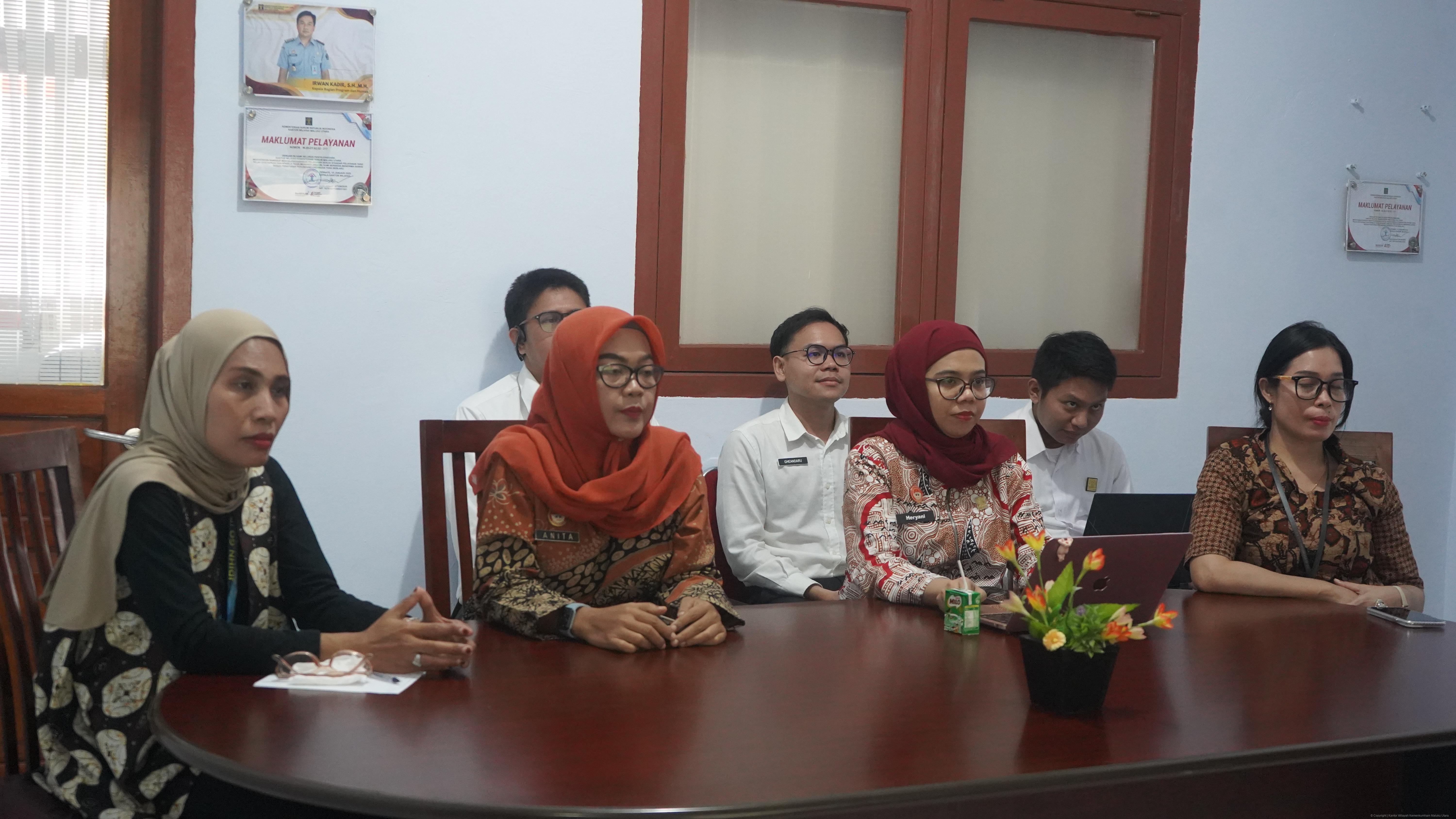 Kemenkum Malut Ikuti Rapat Aplikasi IRH, Dorong Optimalisasi Pelaksanaan IRH 2026