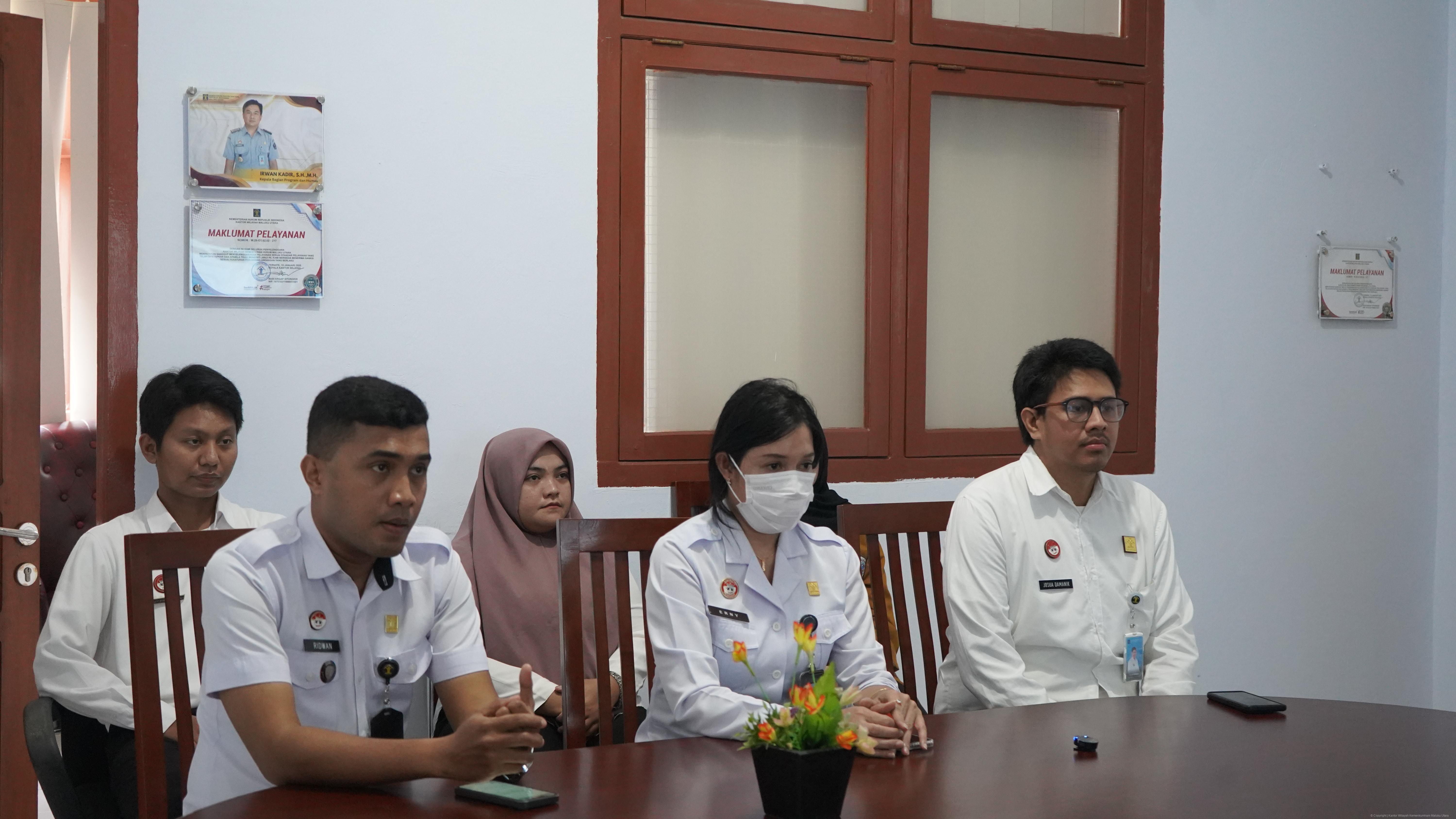 Kemenkum Malut Sosialisasikan Survei Kepuasan Layanan Dukungan Manajemen Tahun 2026