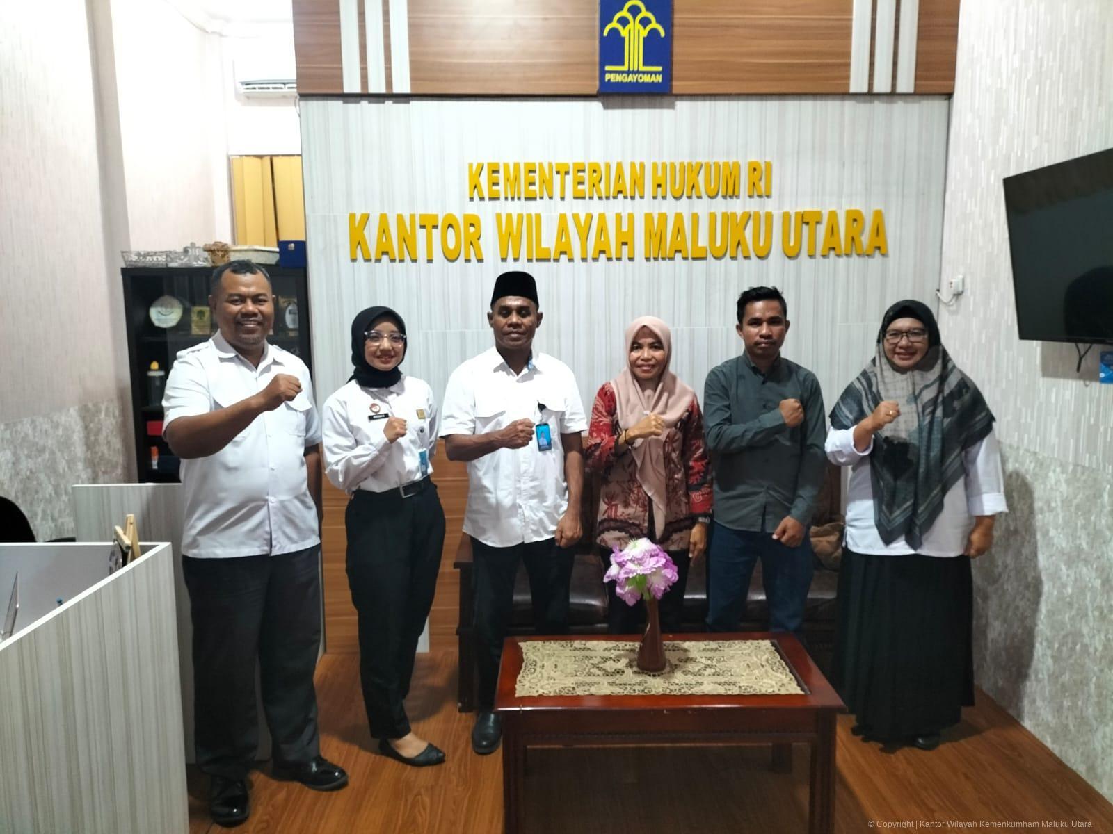 Pemkab Kepulauan Sula Kunjungi Kanwil Kemenkum Malut, Percepat Pembentukan Perda Kekayaan Intelektual