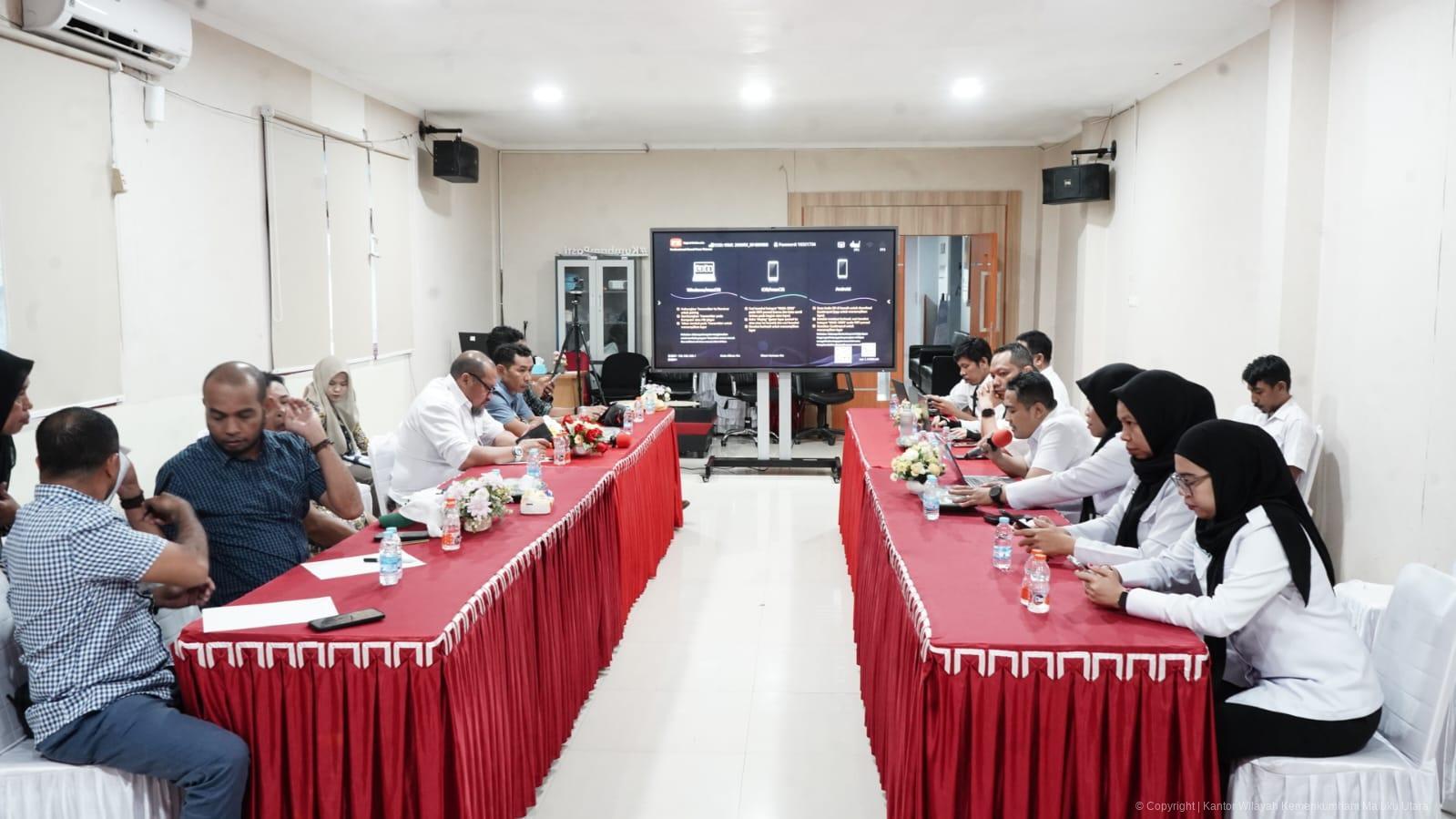 Kanwil Kemenkum Malut Terima Audiensi Panja DPRD Haltim Bahas Ranperda Minuman Beralkohol