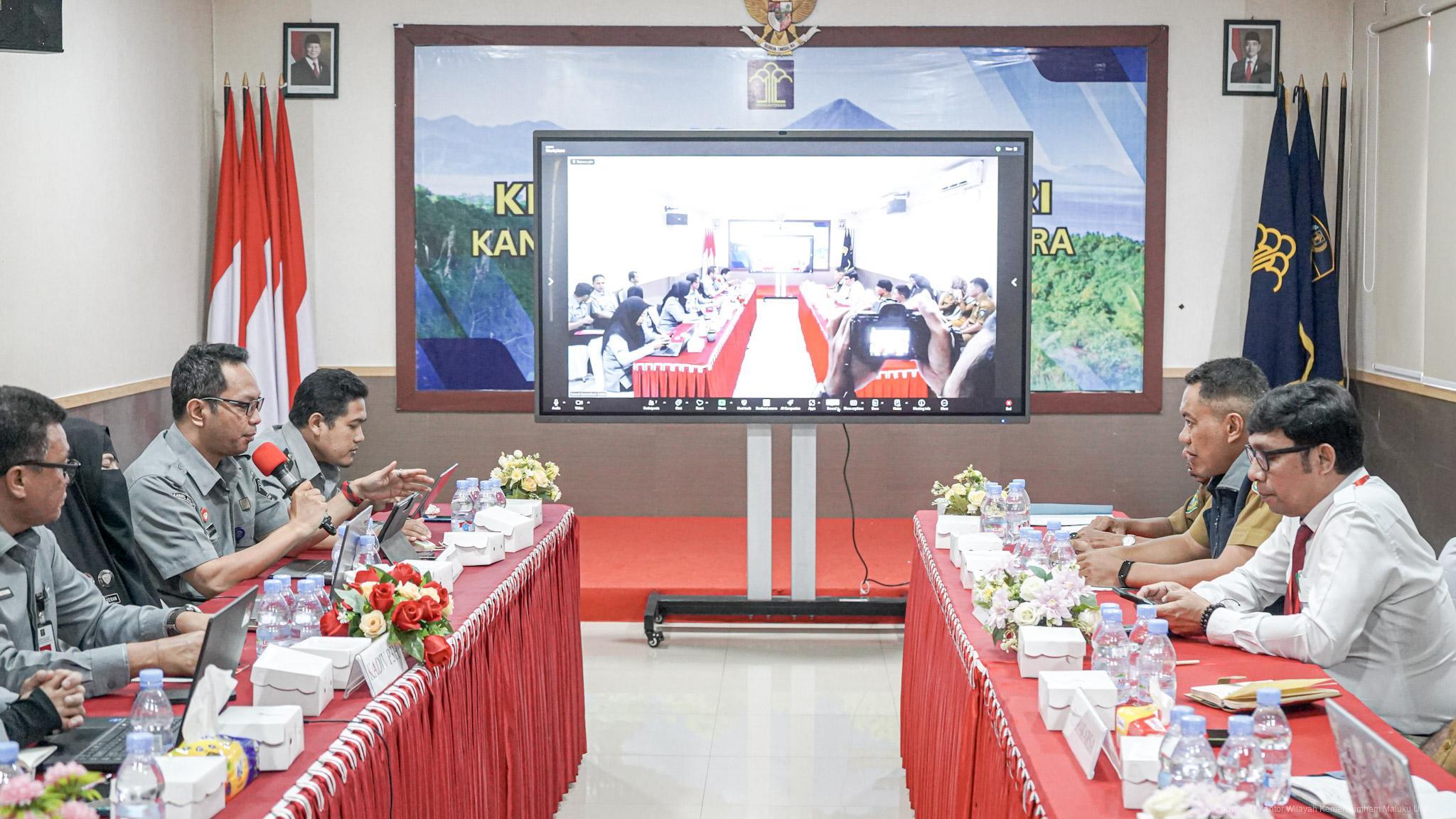 Kanwil Kemenkum Malut Gelar Harmonisasi Ranperda RTRW Kota Ternate 2025–2044