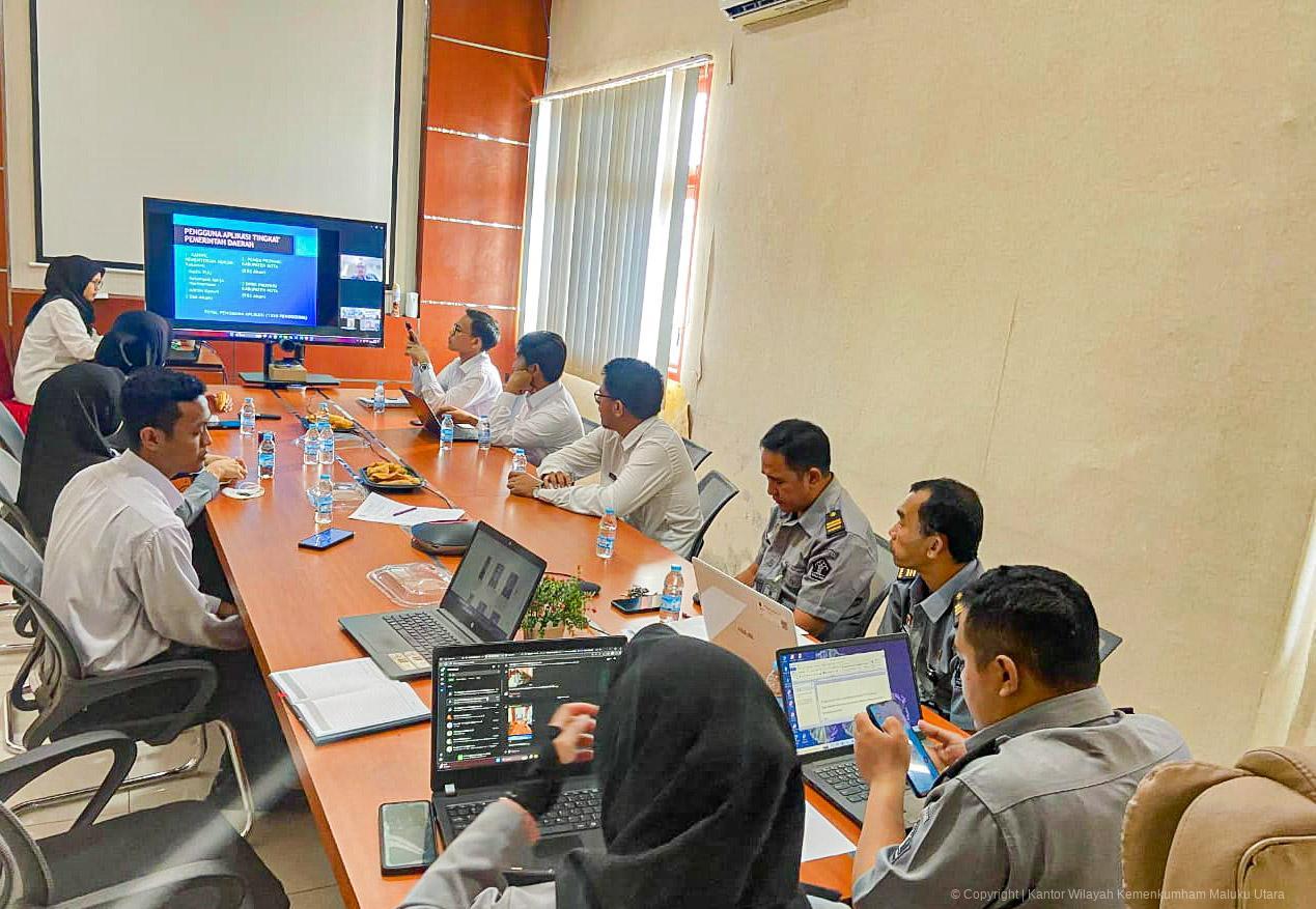 Kemenkum Malut Sosialisasi Aplikasi E-Harmonisasi kepada Pemda