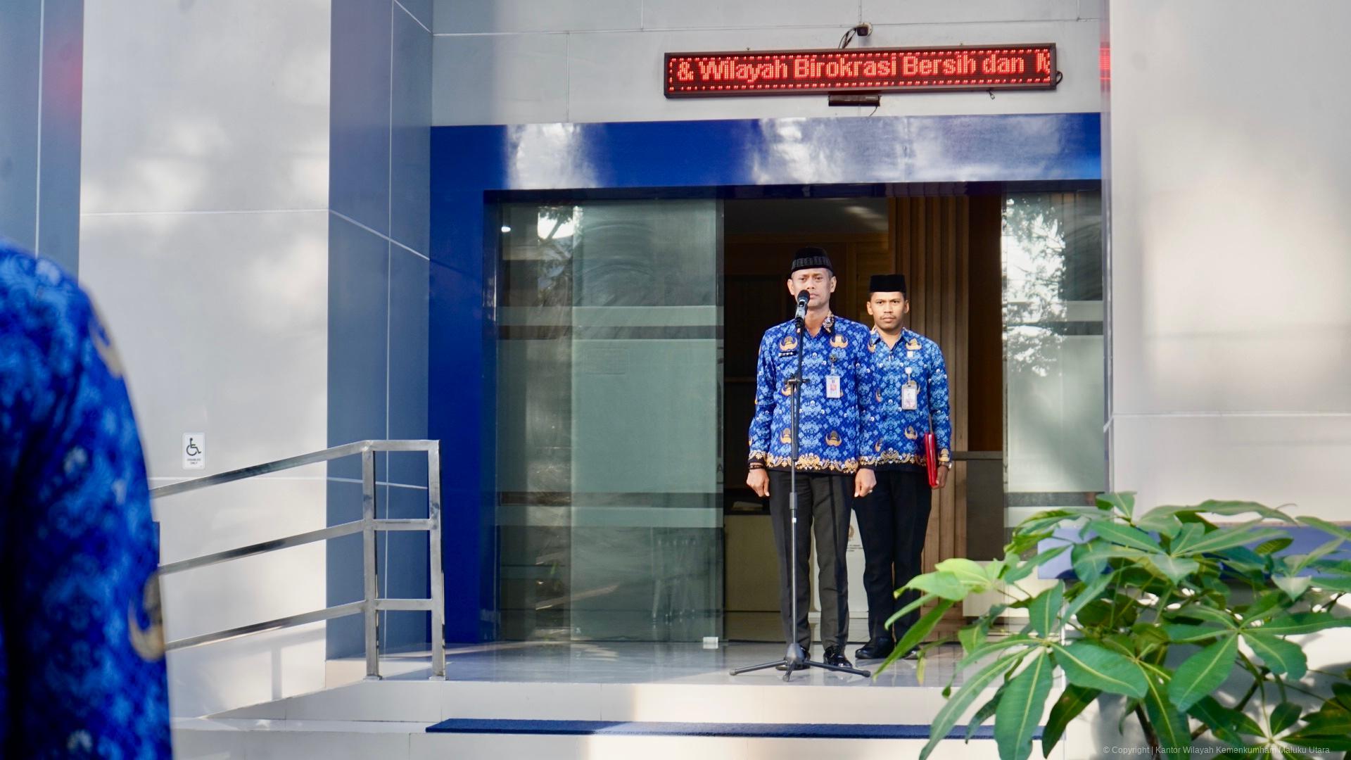 Upacara Bendera Hari Pahlawan Tahun 2024, Refleksi Jajaran Kemenkumham Malut Teladani Semangat Kepahlawanan