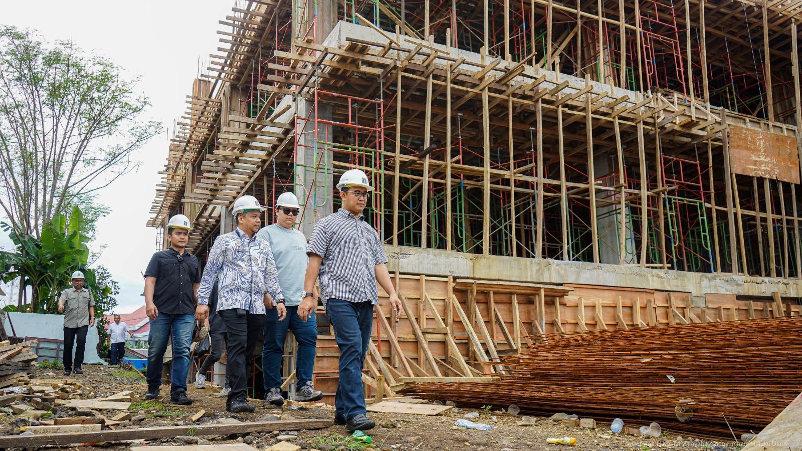 Dirjen AHU Tinjau Perkembangan Pembangunan Gedung Kanwil Kementerian Hukum