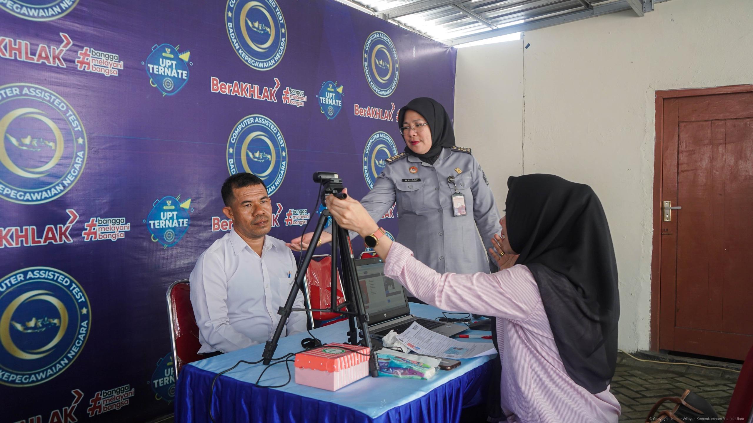Kemenkum Malut Kawal Ujian Seleksi Pengadaan PPPK Tahap II Kemenkumham Tahun Anggaran 2024