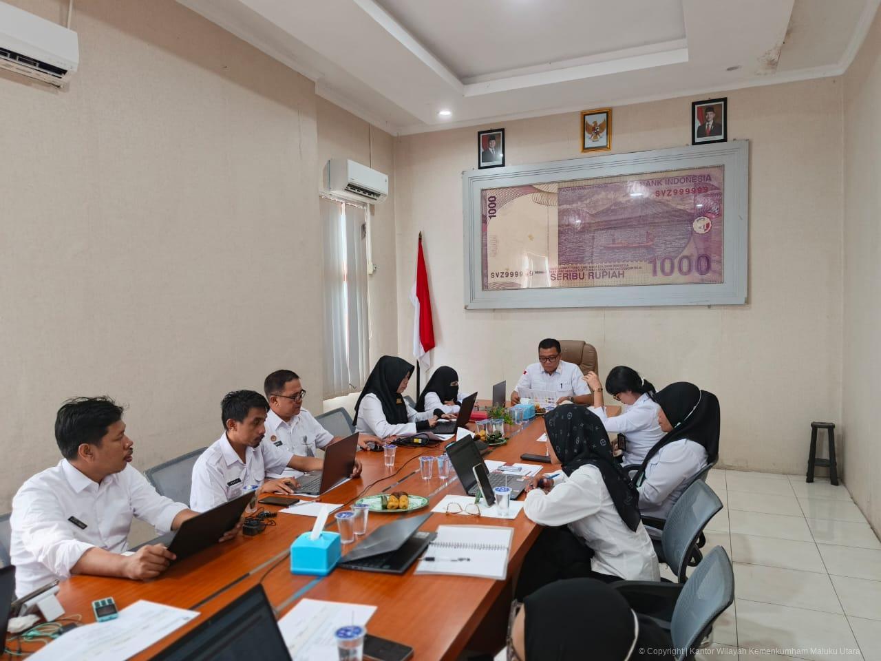 Kemenkum Malut Optimalkan Indeks Reformasi Hukum