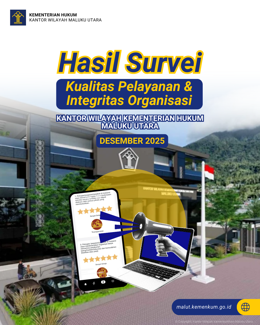 	 Kemenkum Malut Mendapatkan Predikat 