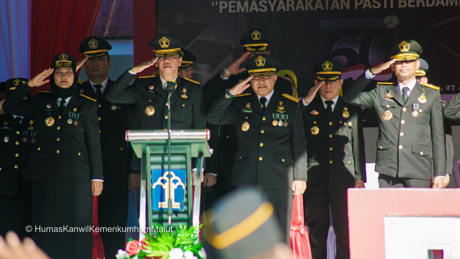 Peringati HBP ke 60, Kanwil Kemenkumham Malut Gelar Upacara di LPKA Ternate