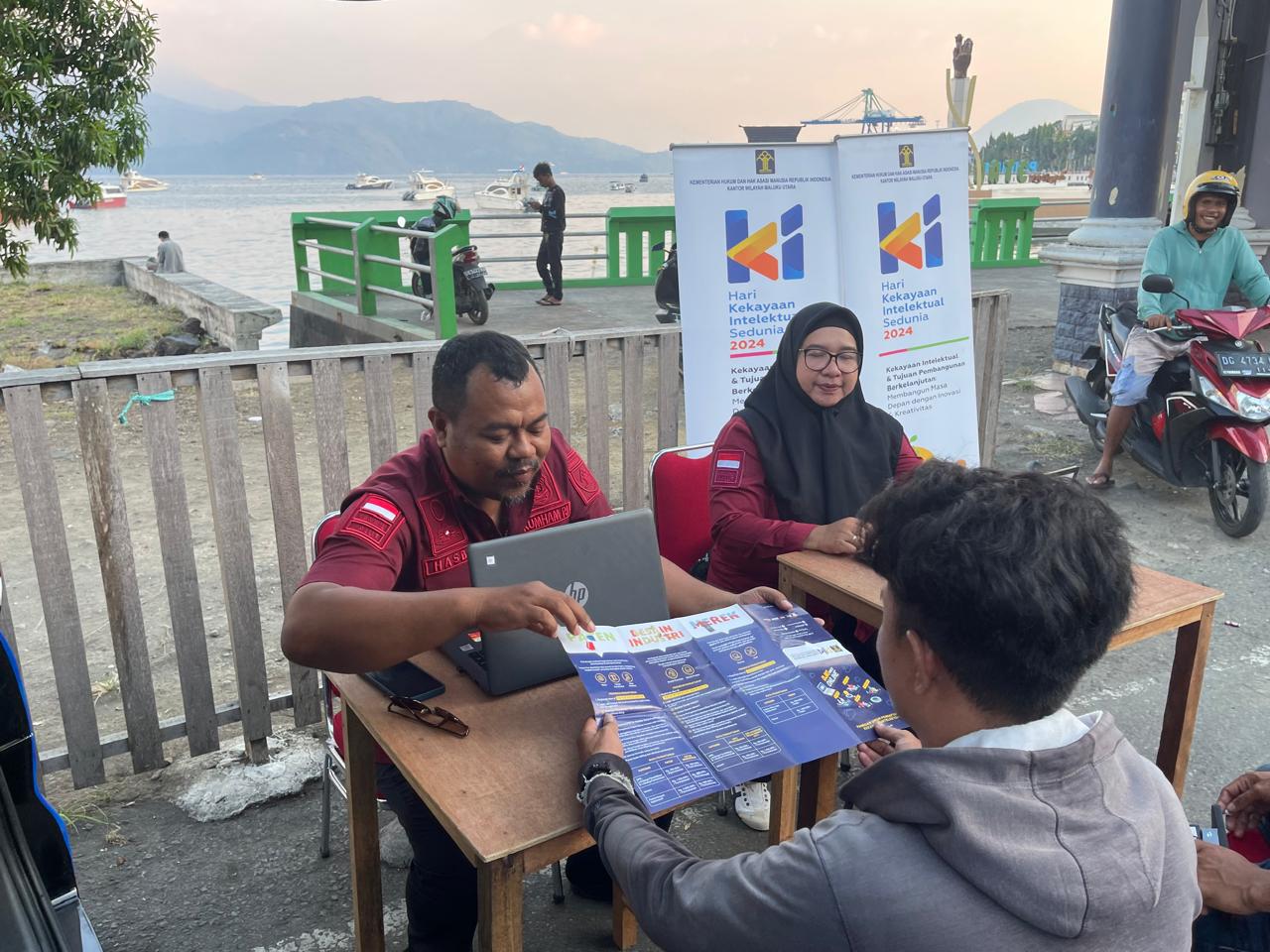 Peringati Hari Kekayaan Intelektual Sedunia, Program Mobile IP Clinic Sasar 2 Titik Ramai di Kota Ternate