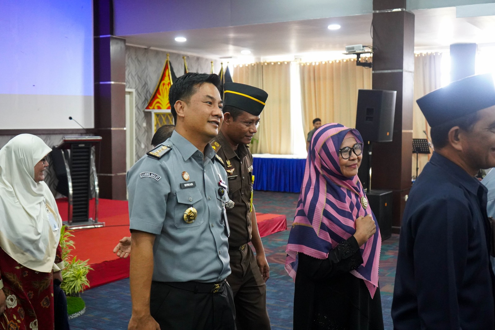 Jalin Sinergi dengan Lembaga Pendidikan Vokasi, Kanwil Kemenkumham Malut Hadiri Wisuda Politeknik Wiratama