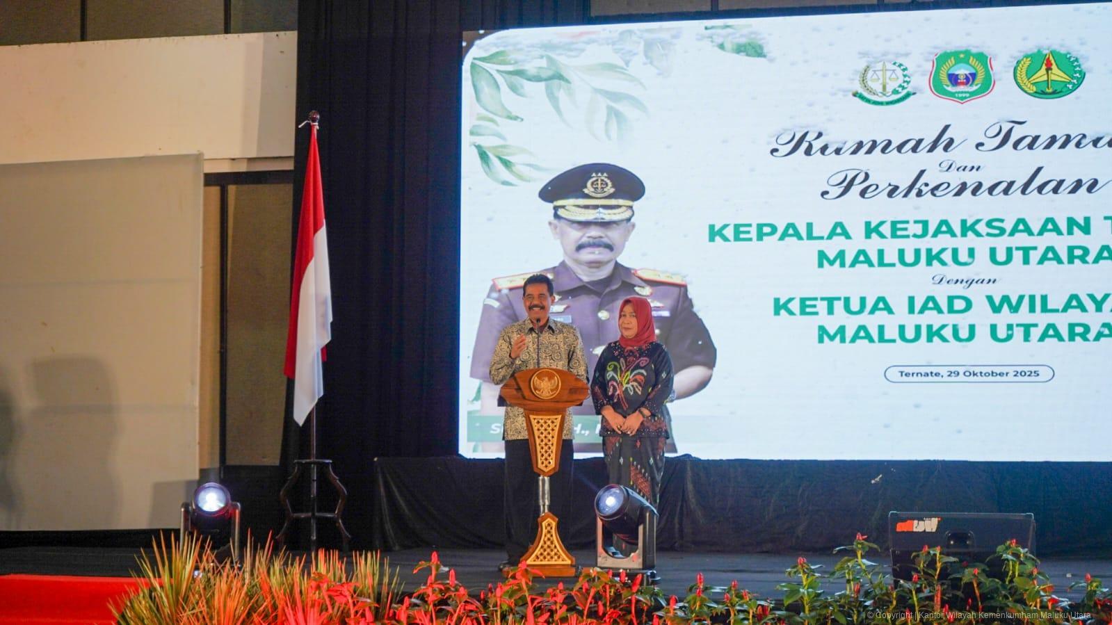 Kakanwil Kemenkum Malut Hadiri Ramah Tamah Kajati Malut, Dukung Penegakan Hukum Berkeadilan Kakanwil Kemenkum Malut Hadiri Ramah Tamah Kajati Malut, Dukung Penegakan Hukum Berkeadilan